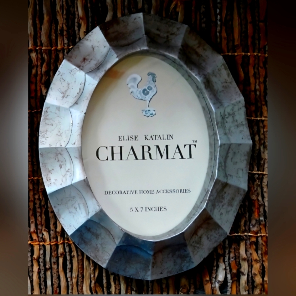 Elise Katalin CHARMAT Oval Picture Frame 5x7" Convex Glass